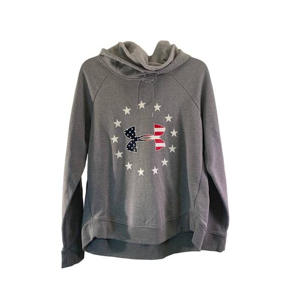 UNDER ARMOUR Women’s Freedom Patriotic Hoodie / Size: Medium - Picture 1 of 5